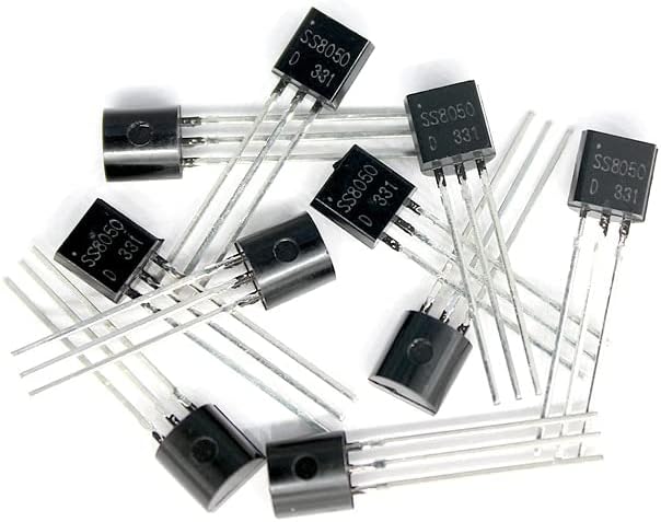 Transistor 50pcs SS8050 Transistor Diode Transistors Set Silicon NPN TO-92 25v 1.5A Electronic Component Triode BJT Transistor kit in Stock Capacitor