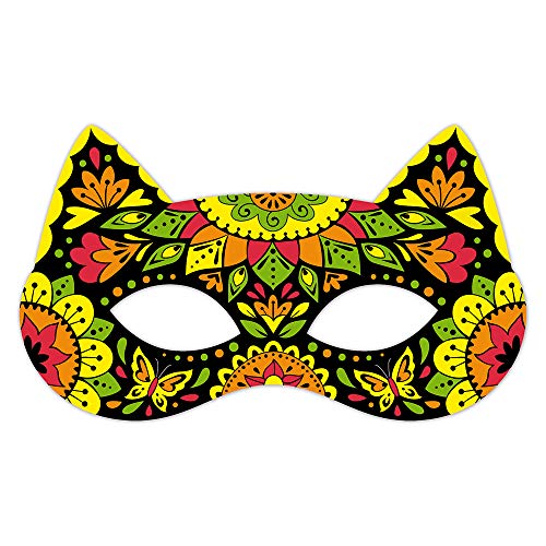 Janod, From 7 years old, Creative Kit, Masks and Neon Pencils, Les Ateliers du Calme, Creative Leisure - Image 3