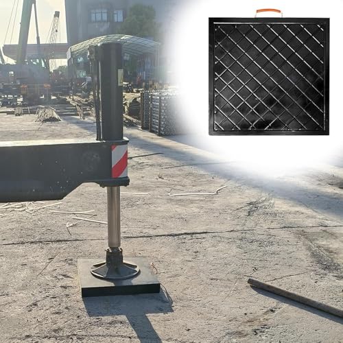 Stabilisateur de grue contre l'enfoncement des crics sur sol mou