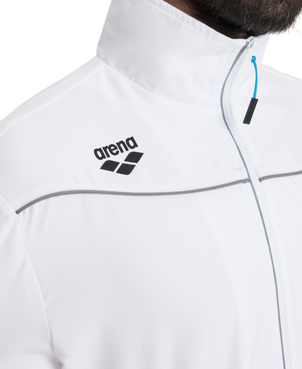 ARENA Unisex Team Sports Panel Front Full Zip Lightweight Athletic Active Workout Warmup Jacket for Men Women