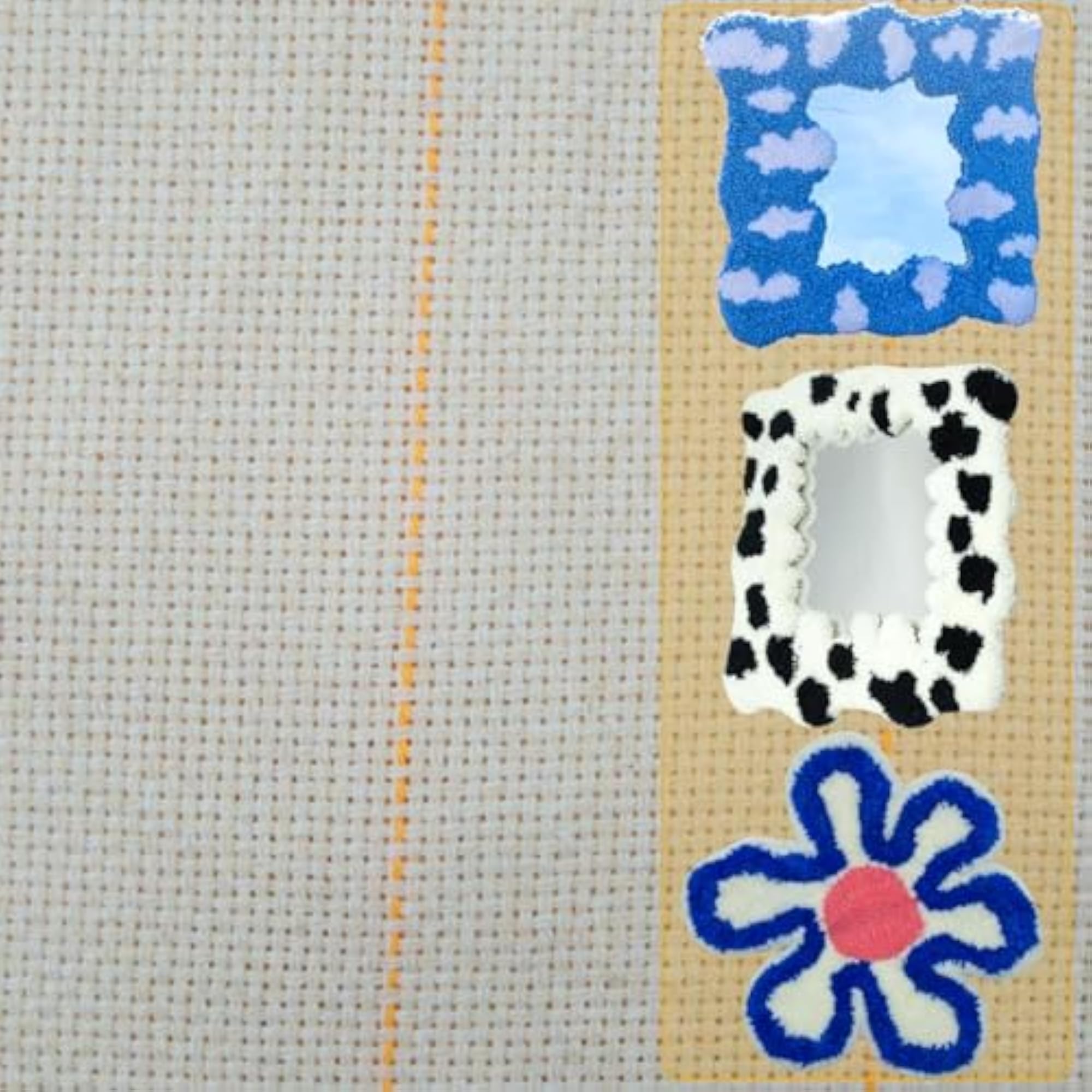 5 Pieces Non-Slip Tufting Cloth for Rug Making