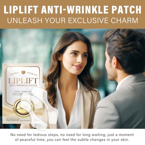 Hajoyful Anti Wrinkle Patches for Lip, Smile Line patches, Silicone Sticker for Smooth Fine Lines, Collagen Mask for Lip Lift, Fast Acting