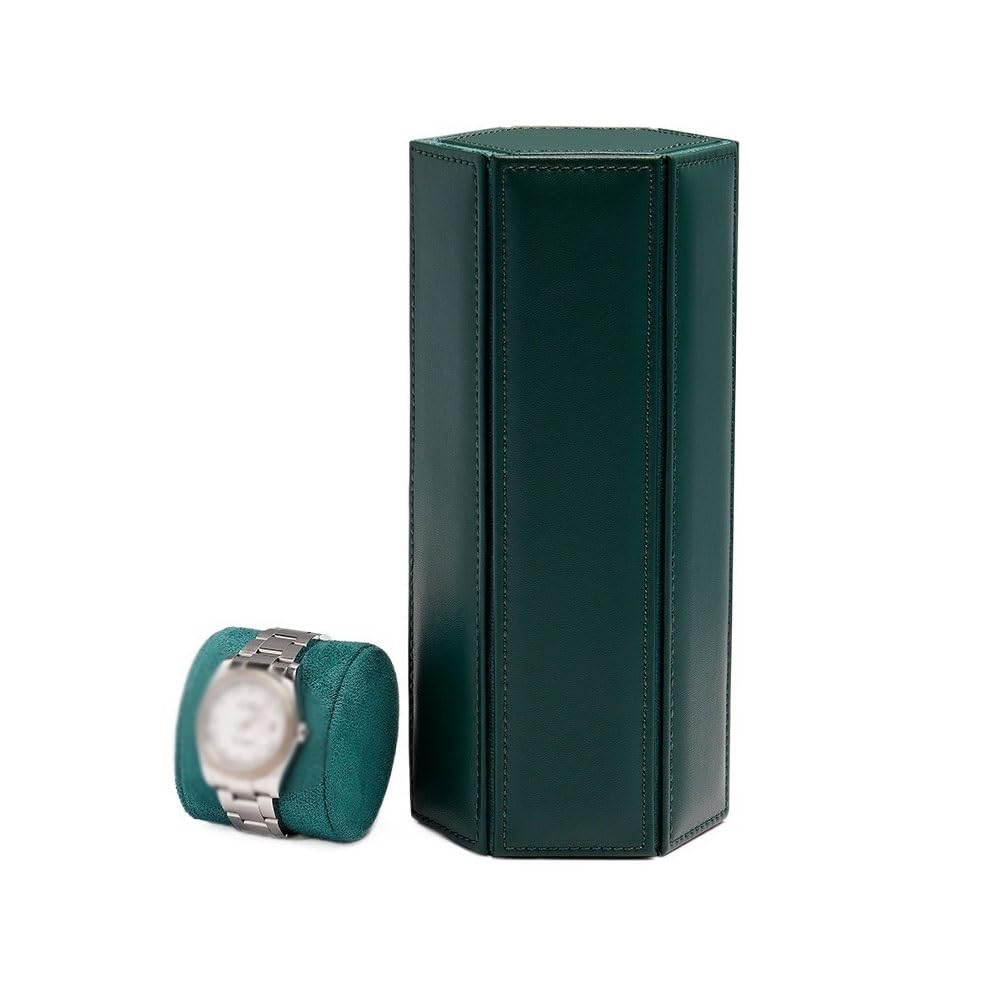 Range-montres rigide de voyage en cuir PU contre les chocs