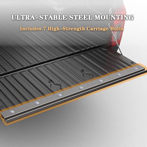 BUYYAH 2Pcs Steel Mounting Channel - Made of High Strength Alloy Steel, 10GA Thickness, Includes 14 Trailer Screws. Suitable for Heavy Duty Trailer Loading Ramps. by BUYYAH - Image 2