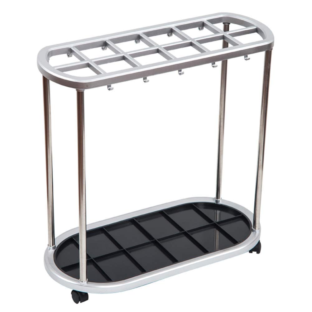 Porte-parapluie moderne en métal à 12 emplacements pour entrée