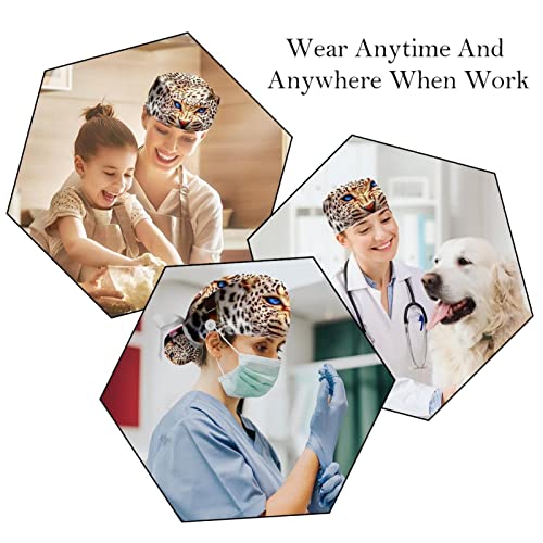 Chapeaux de travail léopard mixtes et casquettes légères - 6