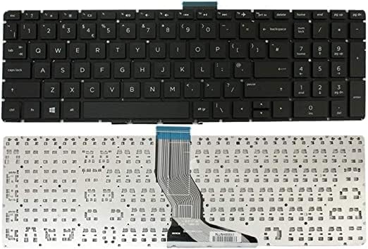 Laptop Keyboard Replacement for HP 15-BS 250 G6 255 G6 256 G6 17-AK 17-AE 17-BS 15-BP 15-BR 15-BW 15G-BR 15Q-BD 15Z-BW 17G-BR 15-RA 15-RB 17-BS 17-BR Envy X360 15m-BP