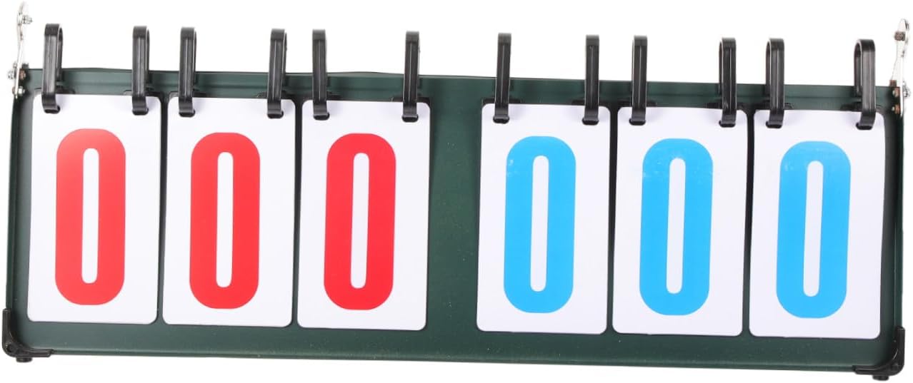 Basketball Counter Scoreboard Flipper Scoreboards for Sports Tennis Scorekeeper for Net Aluminum Alloy Construction