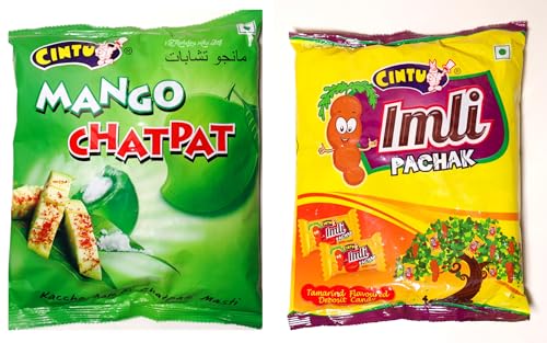 Image of CINTU Mango Chatpat Candy - Pack of 160 Pieces + Cintu Imly Pachak - Tamarind Candy - Pack of 160 Pieces
