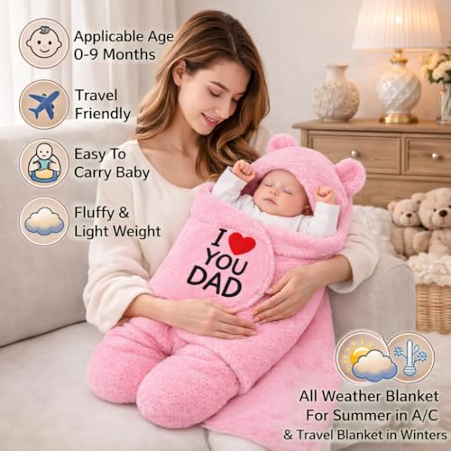 Image of First Kick Baby Blanket Newborn Carry Nest | Soft & Breathable Lounger for Newborn | Portable Bedding for Supervised Rest & Travel | Lightweight Infant (0-9 Months)