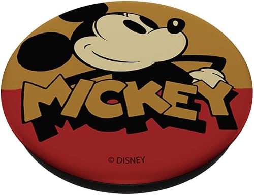 Miniatura 2 de Disney Mickey y sus amigos Mickey Sepia Retrato PopSockets agarre y soporte para teléfonos y tabletas