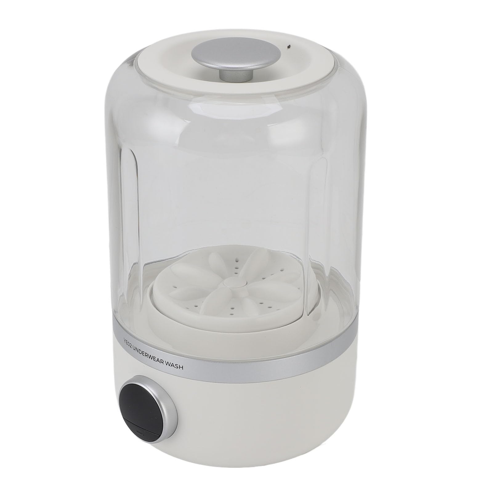 Cocoarm Machine à Laver Portable, Mini Laveuse Rechargeable, Silencieuse et Compacte pour Sous-Vêtements et Vêtements de bébé, Idéale pour les Voyages et le Camping