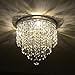 Hile Lighting KU300074 Modern Chandelier Crystal Ball Fixture Pendant Ceiling Lamp H9.84"...