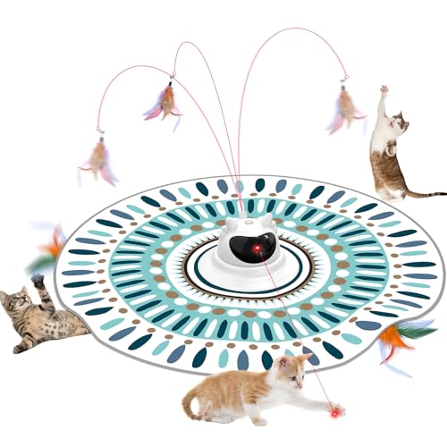Interactive Cat Toys for Indoor Cats Laser,Automatic Cat Toys Int...