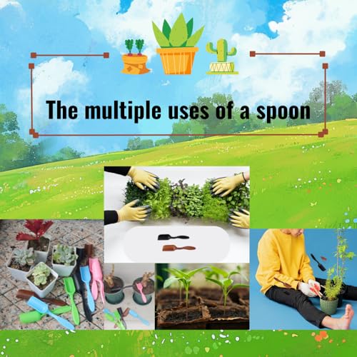 10 piezas mini palas para jardinería Yueeer miniatura 2