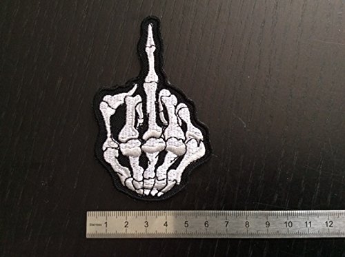 Patch Thermocollant Tête De Bélier Squelette - écusson à Coudre Ou à Coller - 2