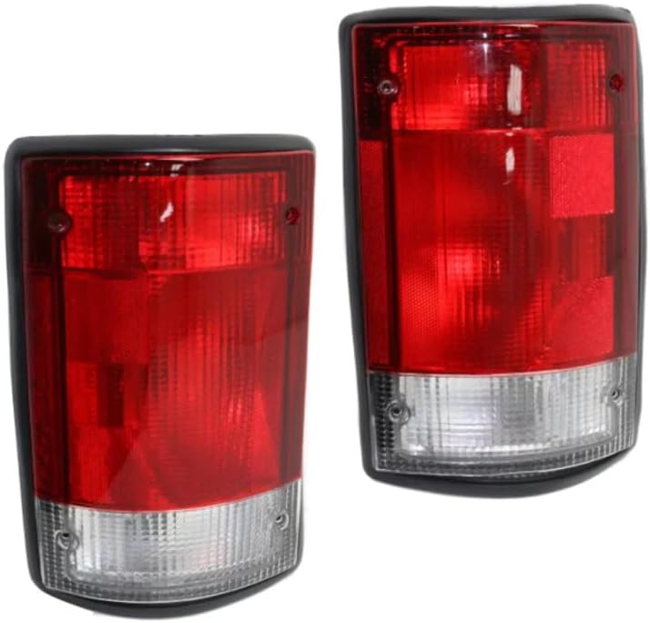 For Ford Econoline/Excursion Rear Tail Lights Assembly 1995-2005 Pair Driver and Passenger Side FO2800114 FO2801114