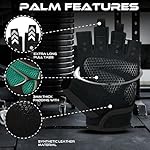 BEAST RAGE Workout Gloves for Men & Women - Fingerless Gym Gloves with Palm Protection, Breathable & Lightweight for Weightlifting, Cycling & Pull Up - Image 3