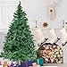 HERRON Christmas Tree Artificial Premium Spruce Hinged Xmas Tree with Metal Stand for Indoors&Outdoors … (6ft)