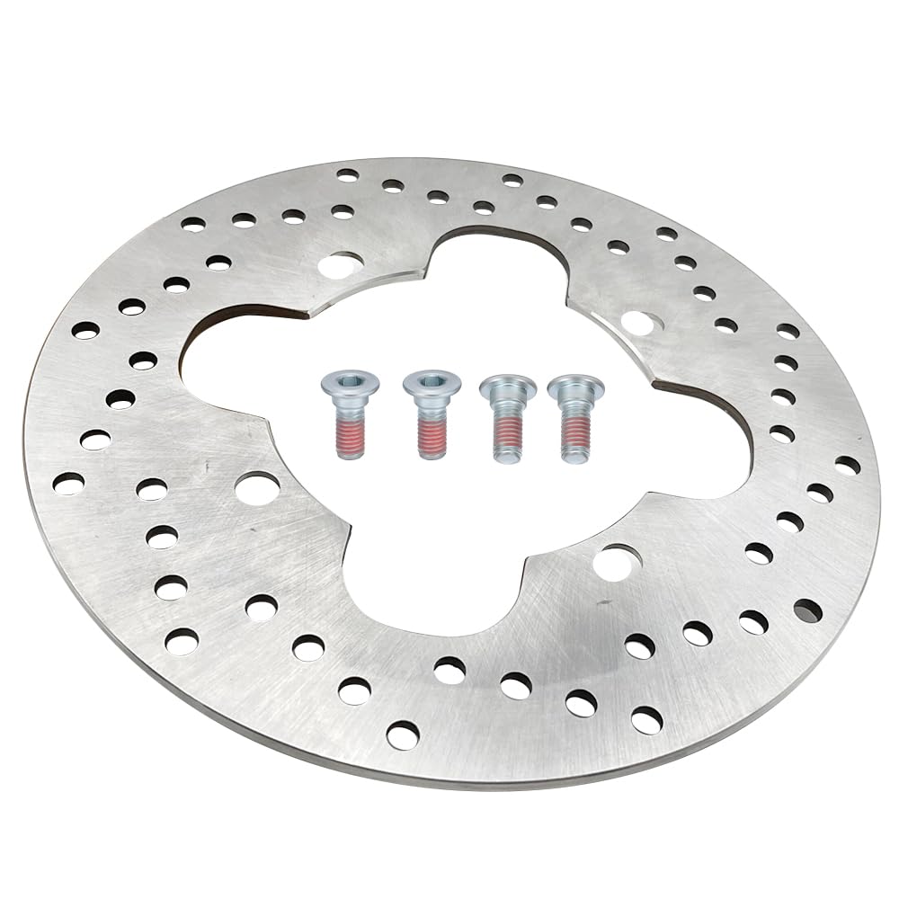 Disco de freno trasero con espárrago compatible con Honda TRX400EX Sportrax 1999-2008 TRX400X 2009 2012-2014 43251-HN1-003 90105-MK5-000
