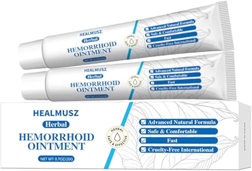 Healmusz - Ungüento natural de hierbas para hemorroides, ungüento de hemorroides herbales naturales Healmus-z, crema de hemorroides de hierbas