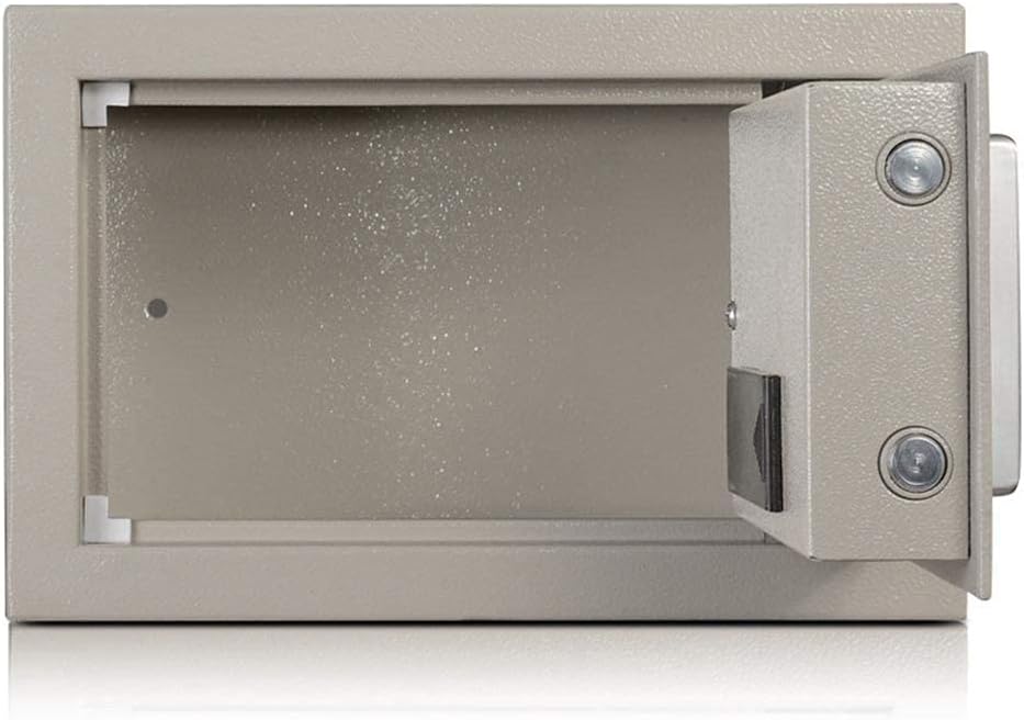Fireproof Waterproof Deposit Box Digital Safe-Electronic Steel Safe with Keypad for Office Hotel Jewelry Cash Storage Home Safe/Silver/20 * 20Cm