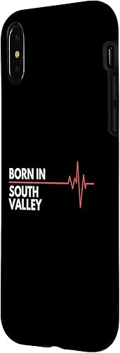 Vista 2 de iPhone X/XS Made In South Valley New Mexico City Of Birth Birthplace Case