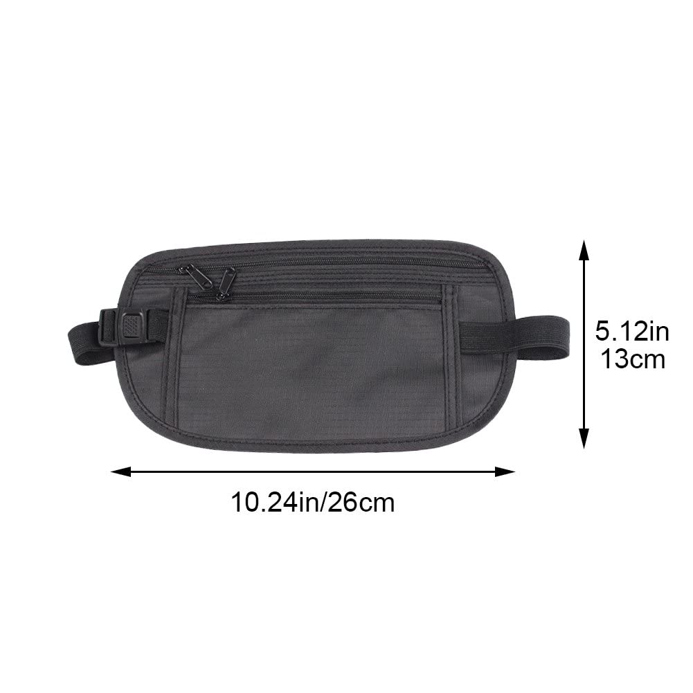 Travel Money Cintura Impermeabile Passaporto Pacchetto in Vita Hidden Travel Warden Secure Fanny Pack Per Andare a Camminare