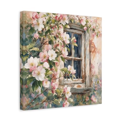 Tableau fleurs de cerisier rose pour illuminer une piece sombre