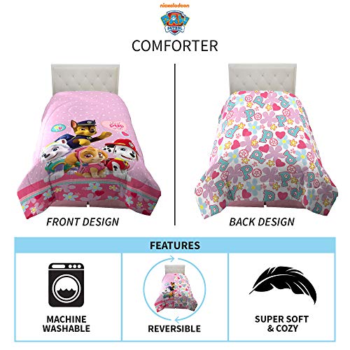 Franco Kids Bedding Super Soft Reversible Comforter, Twin/Full, Paw Patrol Girls #TOP2