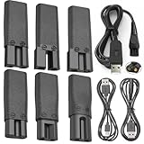 Upgraded 9PCS Replacement Shaver Charger Compatible with a Various Types of Electric Hair Clippers, Beard Trimmers, Shavers, Beauty Instruments,Desk Lamps,Purifiers,Charging Cable Type-C Power Cord