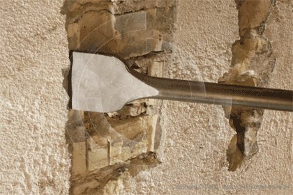 Esagonale da Kango 21 mm scalpello a spatola 75 x 400 mm