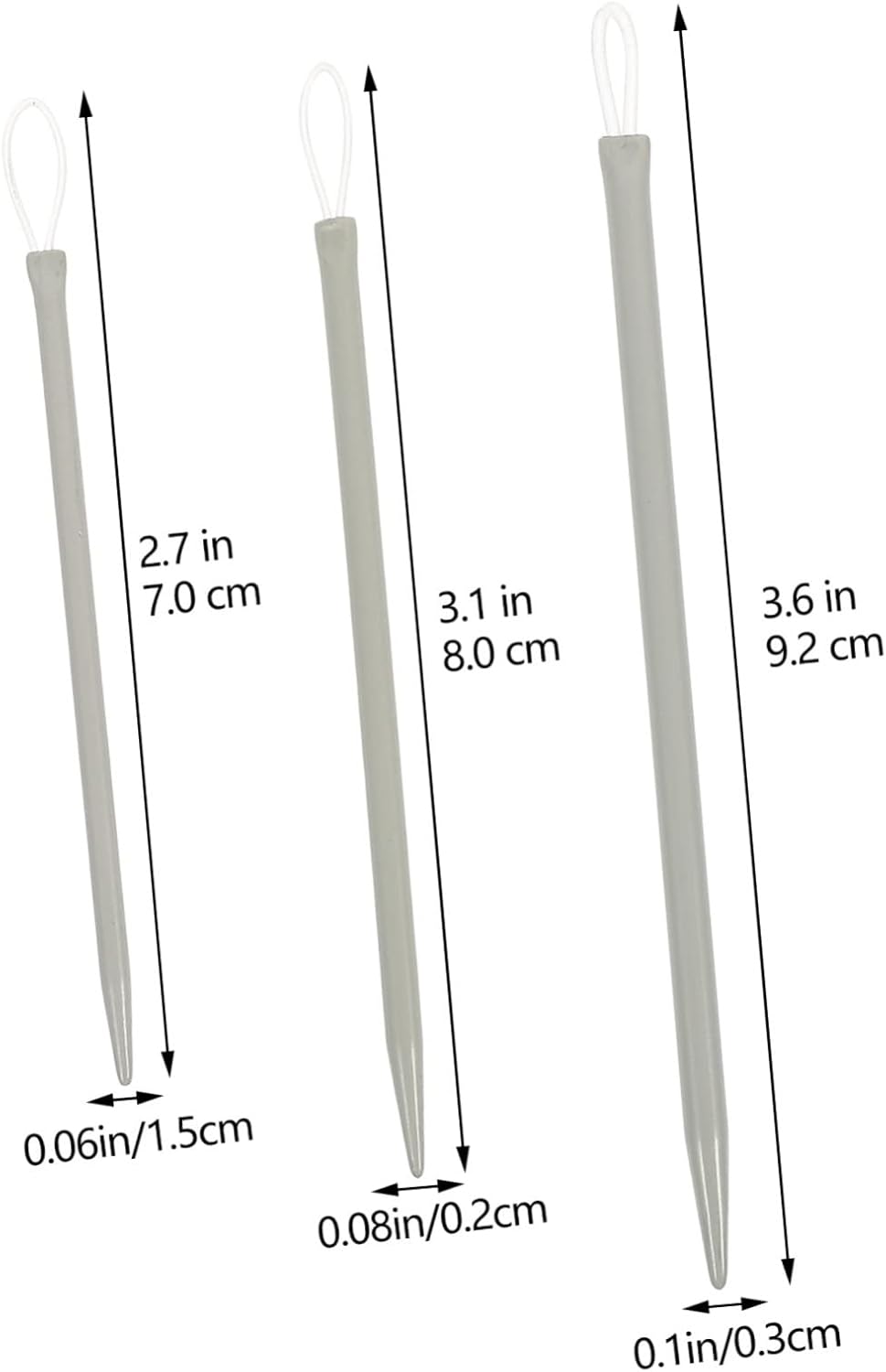 WEKAMOS 6pcs Wool Yarn Threading Needles for Embroidery Darning and Sewing Durable Tapestry Tools for Cross Stitch and Weaving Lightweight and Easy to Use