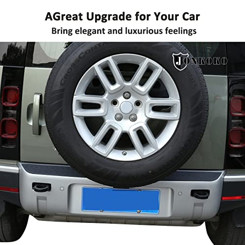 Yiwang For Land Rover Defender 90 110 2020-2024 Car Styling Abs Black Car Rear Bumper Plate Cover Trim Stickers thumb #4