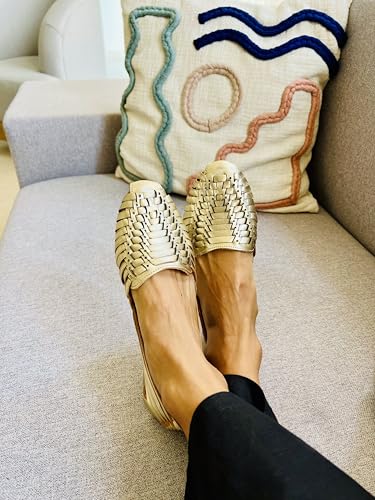 Image of Macarena Collection Womens Shoes Leather Sandals for Women | Huarache Handmade Mexican Sandals | Comfortable & Stylish Womens Sandals 2167