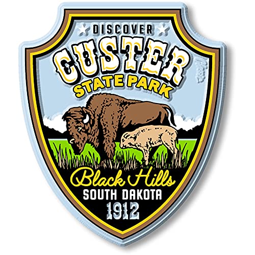 Imán Decorativo Custer State Park 2.8 x 3.3 pulgadas miniatura 1