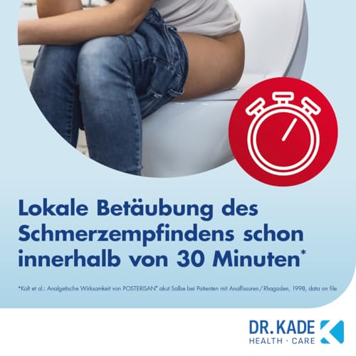 POSTERISAN mast za akutne hemoroide 50 mg/g (lidokain) s aplikatorom - brza pomoć kod jakog svrbeža i boli u analnom području - rektalna mast, 25 g