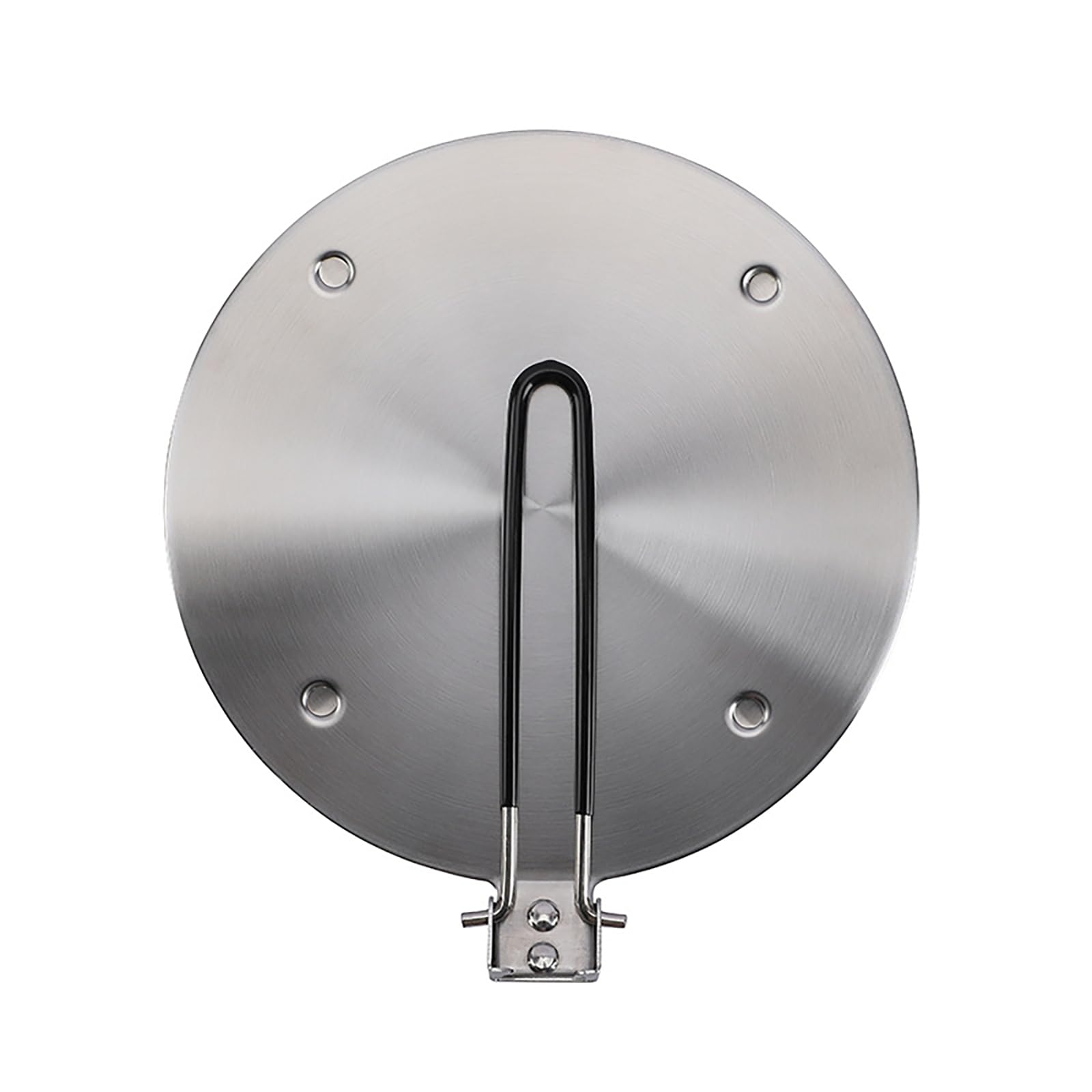 Placa de Inducción, Placa Difusora de Inducción de Calor para Cocina de Gas y Cocina Eléctrica, Placa adaptadora de inducción de acero inoxidable con mango plegable, 20 cm