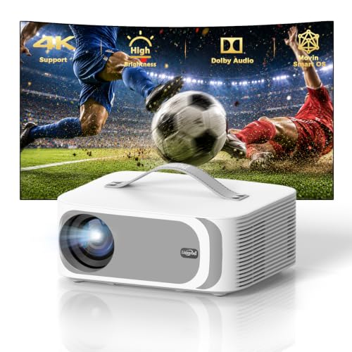 Image of Portable-Outdoor-Projector with WiFi &Bluetooth, 50W Dolby Audio Proyector