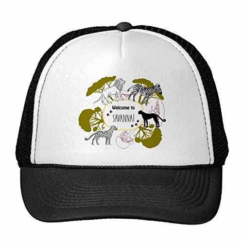 Gorra de béisbol de África ligera evite el calor sombrero de malla para niños
