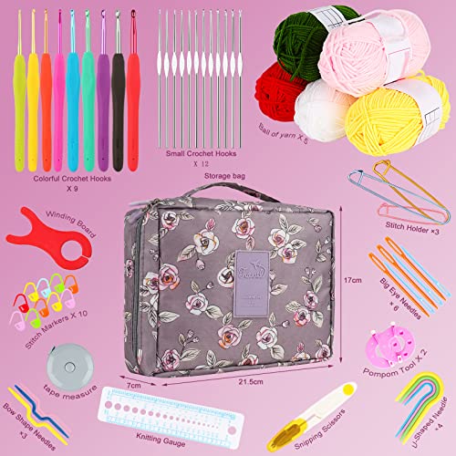 Aeelike Crochet Kit for Beginners Kids Crochet Starter Kit - Image 2