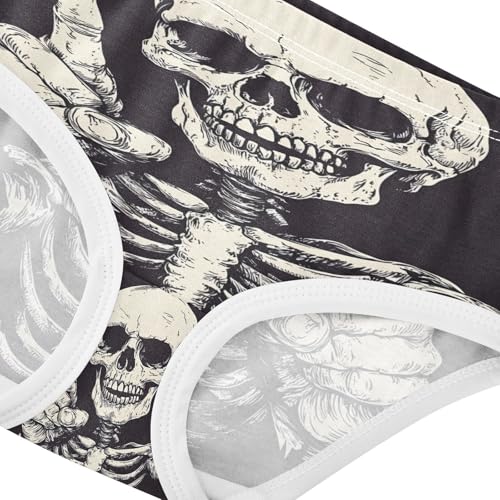 Gothic Skull Skeleton Funny Toddler Girls's Underwear 2T 202b90394