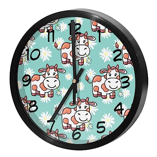 Horloge murale à quartz mécanique fluide et précise à piles - 2