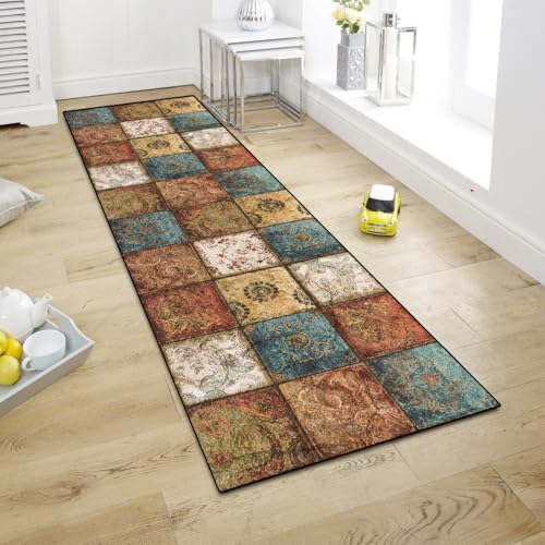 WTHYGB Teppich Läufer Flur Teppichläufer Küchenläufer Küche...