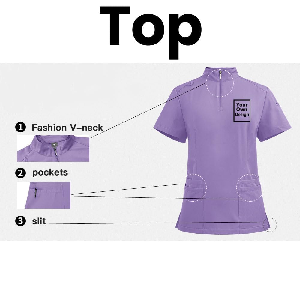 Personalizado Mujer Médico Enfermera, Sanitario Uniforme médicos para enfermeras, quirúrgicos, hospitales, Dentista, Veterinaria
