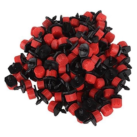 50 réglable Micro Drip anti-clogging d'arrosage d'irrigation Goutteurs émetteur Cover