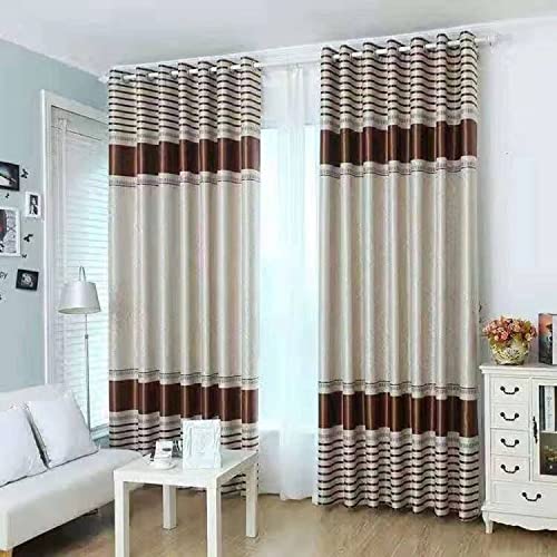 Amidoudou Juego de 2 cortinas europeas de doble cara jacquard Cover
