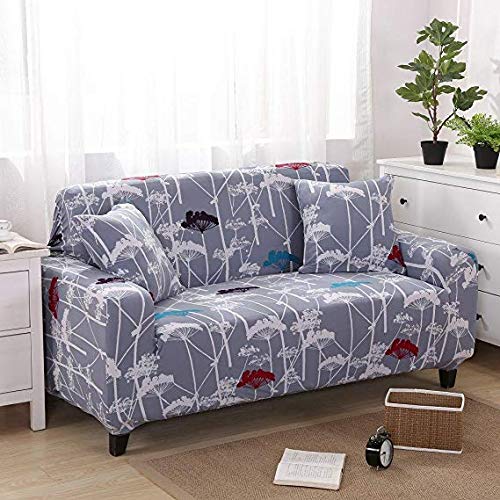 Housse de coussin de canapé antidérapante en polyester extensible protection complète 1 pièce