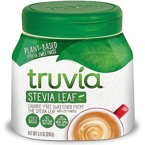 Truvia Original Calorie-Free Sweetener from the Stevia Leaf Spoonable (9.8 Ounce Stevia Jar) Cover