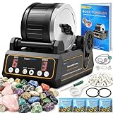K1 Rock Tumbler Kit – Reliable Rotary Rock Polisher for...